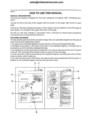 1998-2008 Yamaha Grizzly 600, 660 ATV manual Preview image 2