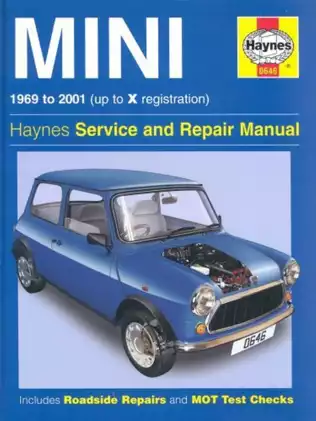1969-2001 Mini Cooper service manual Preview image 1