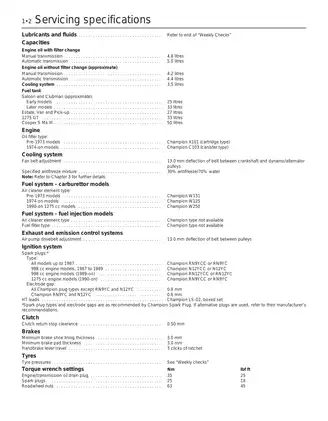 1969-2001 Mini Cooper service manual Preview image 3