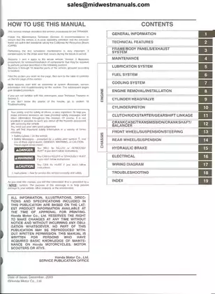 2004-2005 Honda TRX 450 R repair and service manual Preview image 3