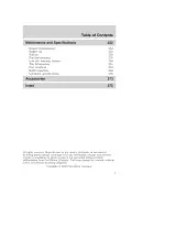 Mercury Monterey Van 2004 Owner’s Manual (P/N 14B476) – preview page 3