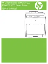 HP Color LaserJet 3000/3600/3800/CP3505 Service & Repair Manual (P/N Q5982-91034) – preview page 1