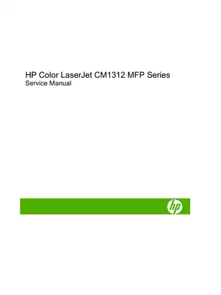 HP Color LaserJet CM1312 MFP 1312 color multifunction printer service manual Preview image 3