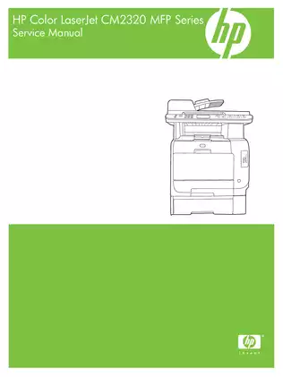 HP Color LaserJet CM2320 MFP Service Manual - Comprehensive Guide image
