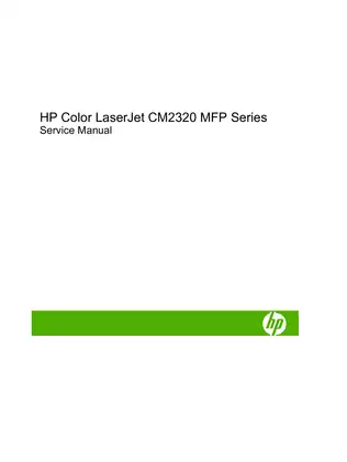 HP Color LaserJet CM2320 MFP Service Manual - Comprehensive Guide Preview image 3
