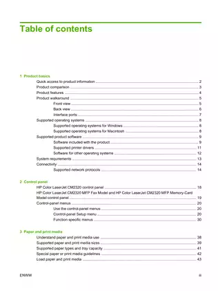 HP Color LaserJet CM2320 multifunction printer service manual Preview image 5