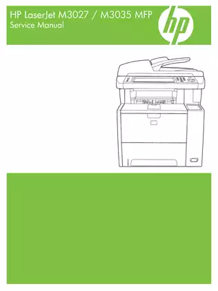 HP LaserJet M3027/M3035 MFP Service Manual