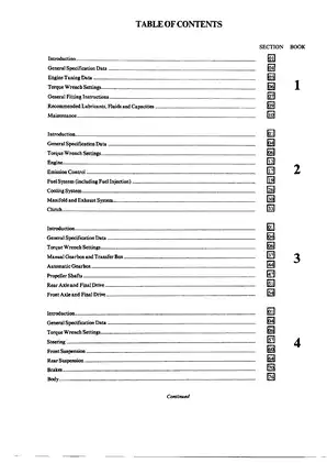 1986-1994 Range Rover workshop manual Preview image 3