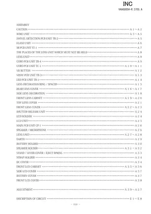 Nikon Coolpix S10 digital camera service manual & repair manual Preview image 3