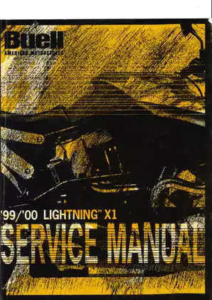 1999-2000 Buell Lightning X1 Motorcycle Service Manual - Comprehensive Repair and Maintenance Guide