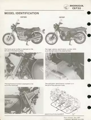 Comprehensive Honda CB750K8 & CB750F Shop Manual (1977) - Ultimate Repair Guide Preview image 3