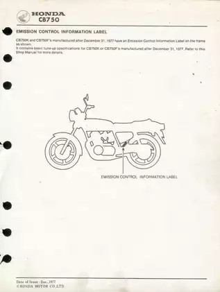 Comprehensive Honda CB750K8 & CB750F Shop Manual (1977) - Ultimate Repair Guide Preview image 4