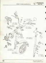 1978 Honda CB750 K8 & CB750 F3 Factory Shop Manual (P/N 6141000) – preview page 7
