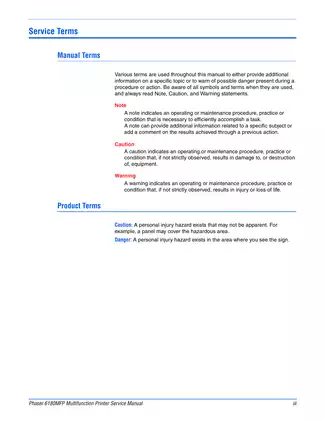 Xerox Phaser 6180MFP Multifunction Printer Service Manual: All-in-One Guide for Expert Service and Repair Preview image 5