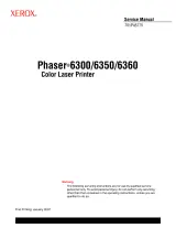 Xerox Phaser 6300/6350/6360 Color Laser Printer Factory Service Manual (P/N 701P45775, 2007) – preview page 3
