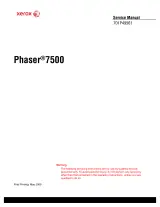 Xerox Phaser 7500 Printer N, DN, DT, and DX Models Service Manual (P/N 701P49561) – preview page 3