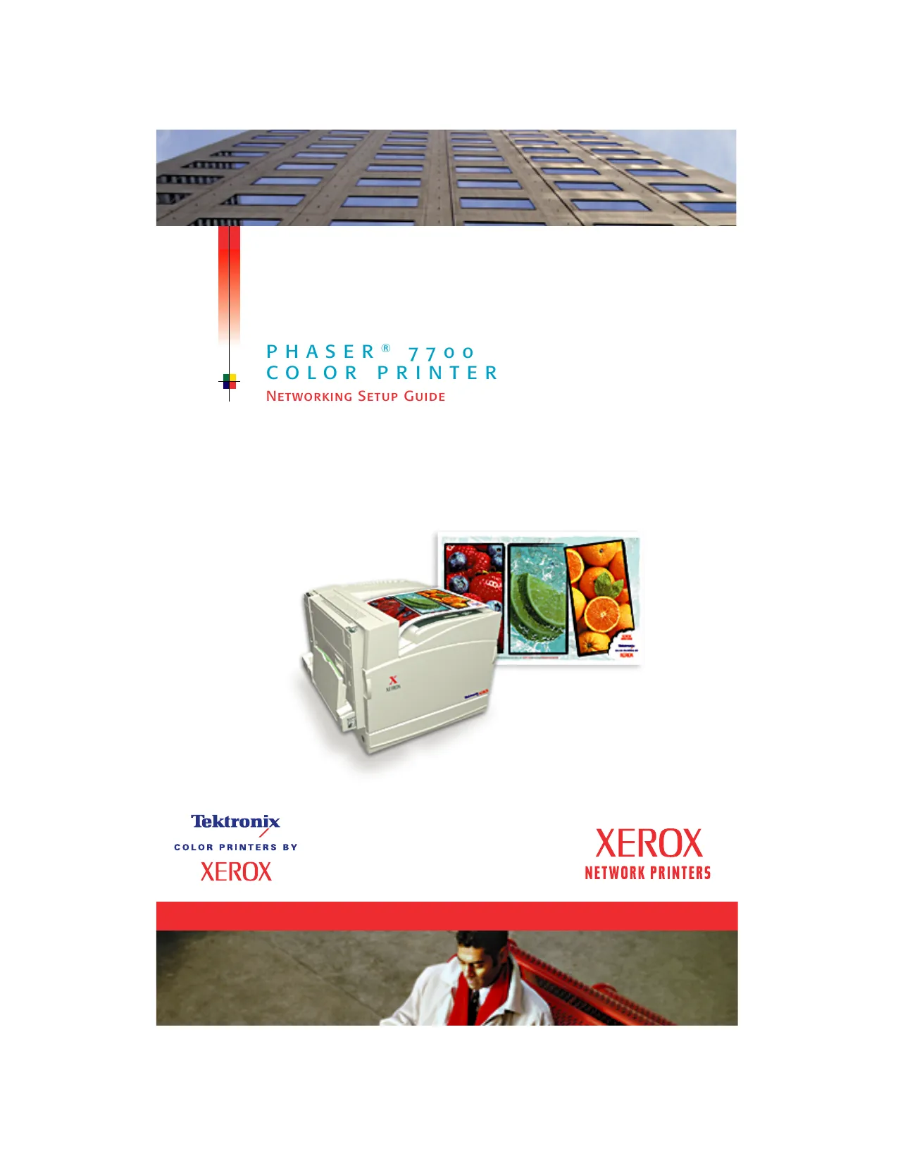 Xerox Tektronix Phaser 7700 color laser printer service manual