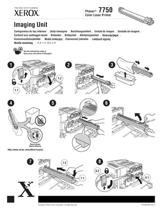 Xerox Phaser 7750 series service manual Preview image 2