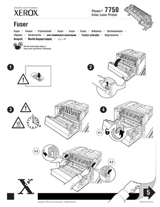 Xerox Phaser 7750 series service manual Preview image 3
