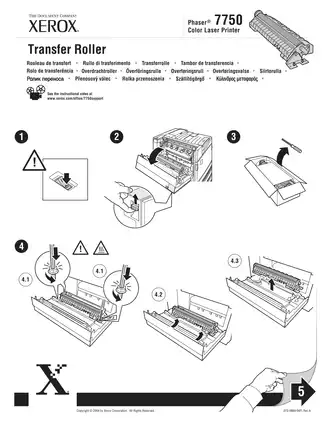 Xerox Phaser 7750 series service manual Preview image 5