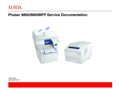 Preview: Xerox Phaser 8860/8860MFP Service Manual (P/N 705P01205)