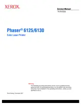 Xerox Phaser 6125/6130 Color Laser Printer Service Manual (P/N 701P47834) – preview page 3