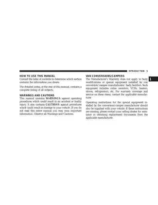 Comprehensive Vehicle Service Manual for Dodge Ram 1500 Preview image 5
