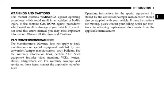 2006 Dodge RAM 1500 owners manual Preview image 5