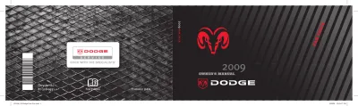 Preview: Dodge Ram 1500 Owner's Manual 2009 (P/N 05175328AB)