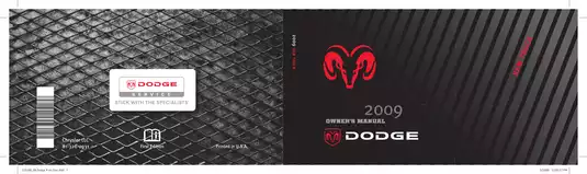 2008 Dodge Ram 1500 Owner's Manual - Comprehensive Guide