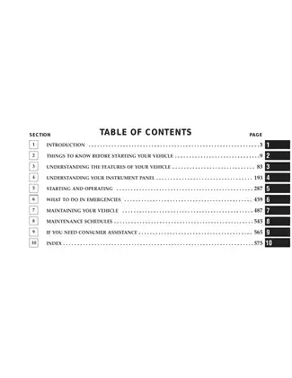 2010 Dodge RAM 1500 Truck operator`s manual Preview image 1