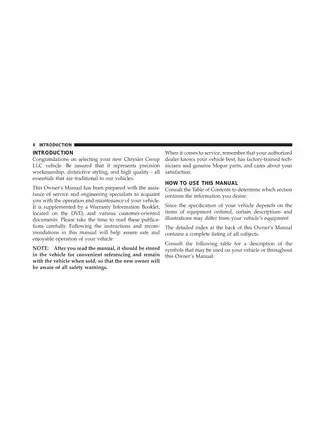 Comprehensive Owner's Manual for Chrysler Vehicles Preview image 4