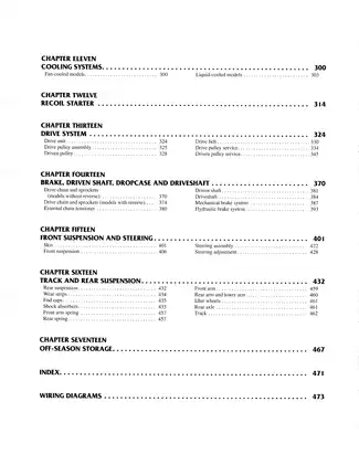 1990-1998 Arctic Cat Prowler, Cougar,  Panther, EXT, Z, ZL, ZR, ZRT, Powder snowmobile service manual Preview image 4