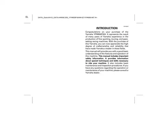 Yamaha Grizzly 600, YFM600 ATV repair and shop manual Preview image 5