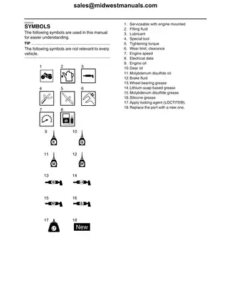 2009 Yamaha Grizzly 550, Grizzly 700, EFI manual Preview image 2