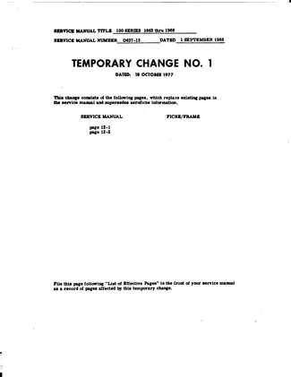 Cessna 100-Series Aircraft Service Manual (1963-1968) Preview image 3