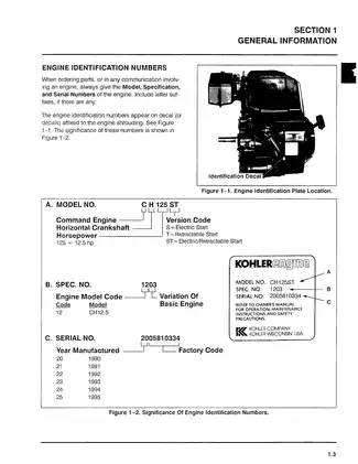 Kohler Command 11, 12.5, 14 HP Service Manual - Comprehensive Guide for Engine Maintenance Preview image 5
