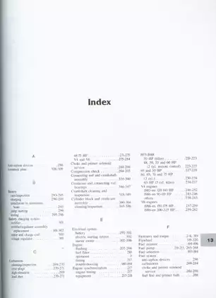 1973-1989 Evinrude/Johnson 48 hp - 235 hp outboard motor shop manual Preview image 2