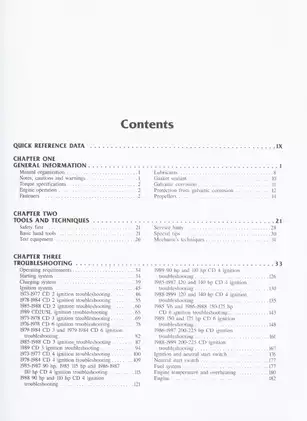 Evinrude/Johnson Outboard Shop Manual for 48-235 HP (1973-1988) Preview image 5