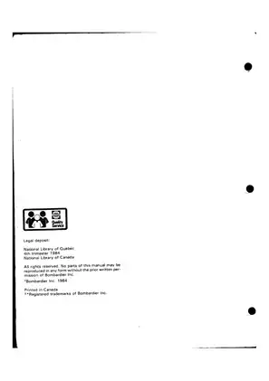 1985 Bombardier Snowmobiles Shop Manual - Comprehensive Maintenance & Parts Guide Preview image 4