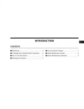 Dodge Ram 2008 Owner’s Manual and Maintenance Guide Preview image 5