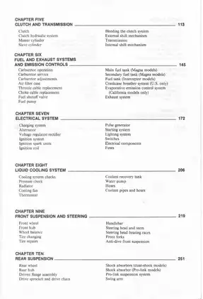 1984-1986 Honda 500cc V-Fours Motorcycle Service Manual Preview image 4