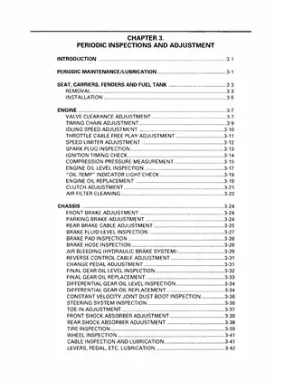 Yamaha YFM35FXG ATV Service Manual (2007-2022) Preview image 3