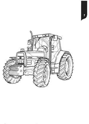 Massey Ferguson 6110, 6120, 6130, 6140, 6150, 6160, 6170, 6180, 6190 tractor service manual Preview image 3