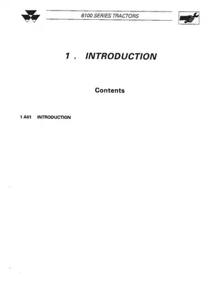 Massey Ferguson 6100 Series Tractor Service Manual | Comprehensive Repair Guide Preview image 4