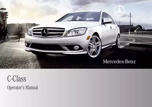 2009 Mercedes-Benz C63 AMG operator`s manual Preview image 1