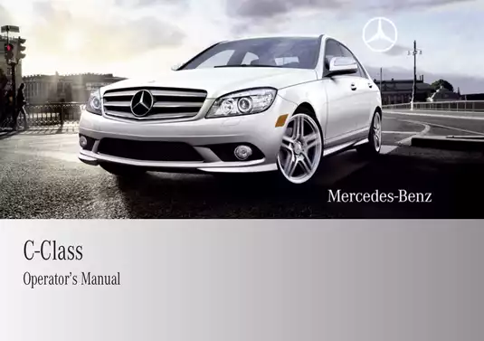 Mercedes-Benz C-Class Operator's Manual - Comprehensive Guide for Owners