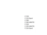 2007 Mercedes-Benz C-Class Sedan Operator's Manual (P/N 203 584 34 71) – preview page 2