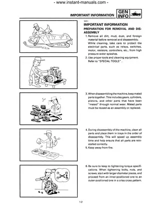 2023 Yamaha VX500/VX600 Series Maintenance Manual and Service Guide Preview image 5