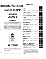 1992–1996 Mitsubishi 3000GT Service Manual (P/N MSSP-001B-96) – preview page 3
